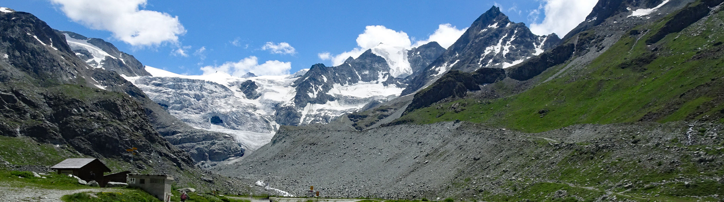 Pässe Schweiz - Motorradtouren, Panoramafoto Val D'Anniviers - Lac de ...